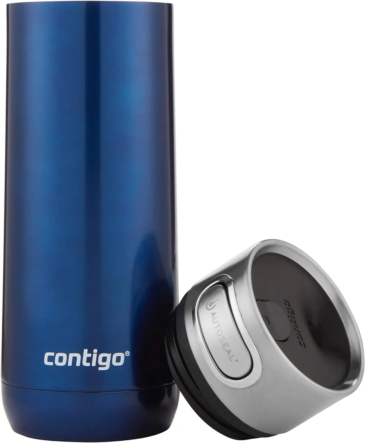 Contigo Luxe Vacuum-Insulated Stainless Steel Thermal Travel Mug, 16 Ounces, Monaco