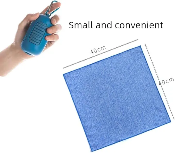 Cooling Towel Microfibre Ice Towel Breathable Chilly Towel for Running Swimming Camping Yoga Sports Workout