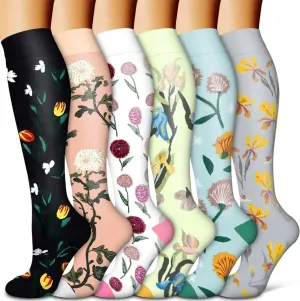 COOLOVER Compression Socks for Women and Men - Best for Circulation, Running, Athletic, Recover, Nurse, Travel