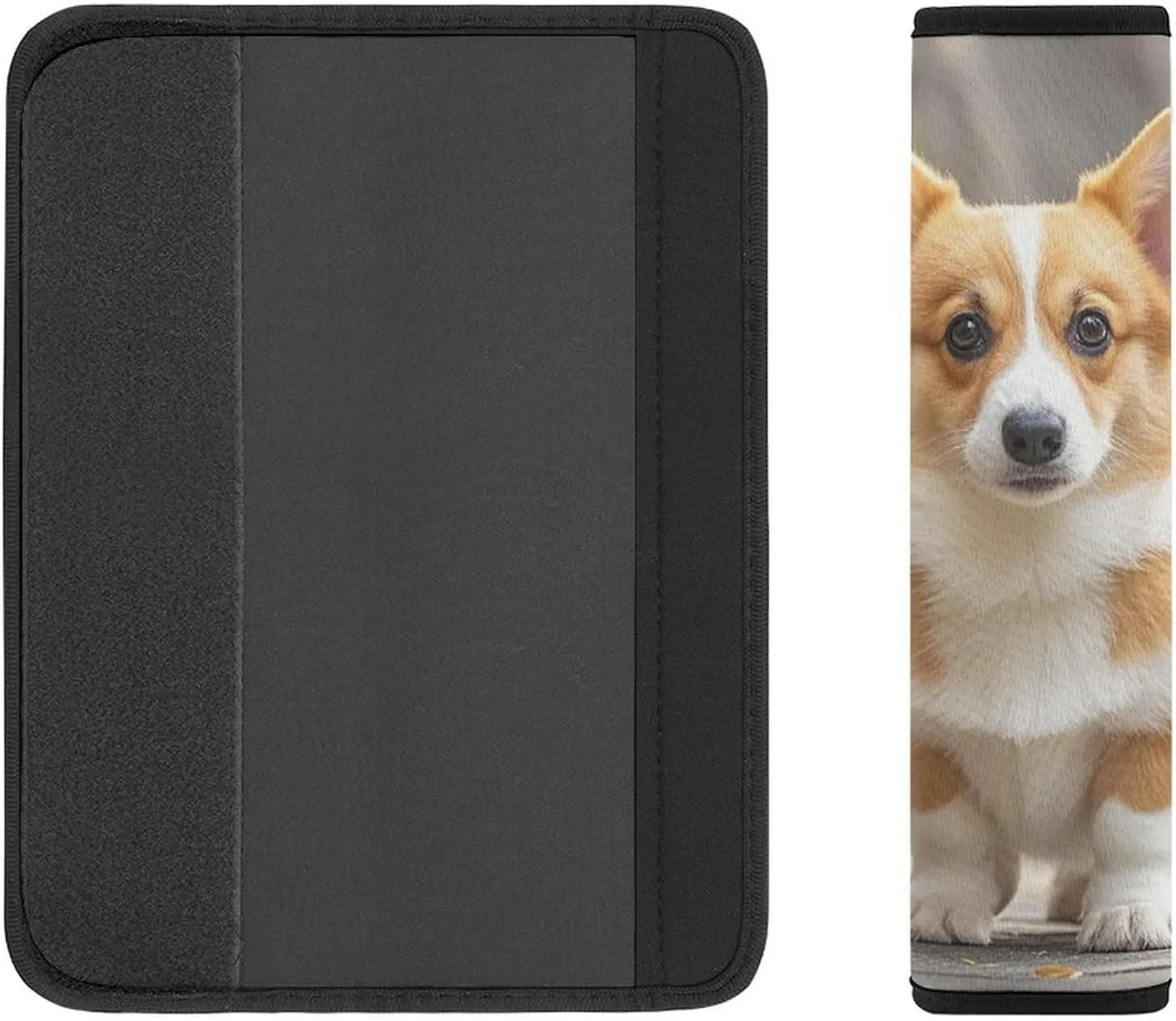Corgi Dogs Auto Seat Belt Cover 2PCS Universal Car Seat Belt Shoulder Protector Pad, Protect Your Shoulders and Neck for Car Seat Belt, Shoulder Bag, Backpack