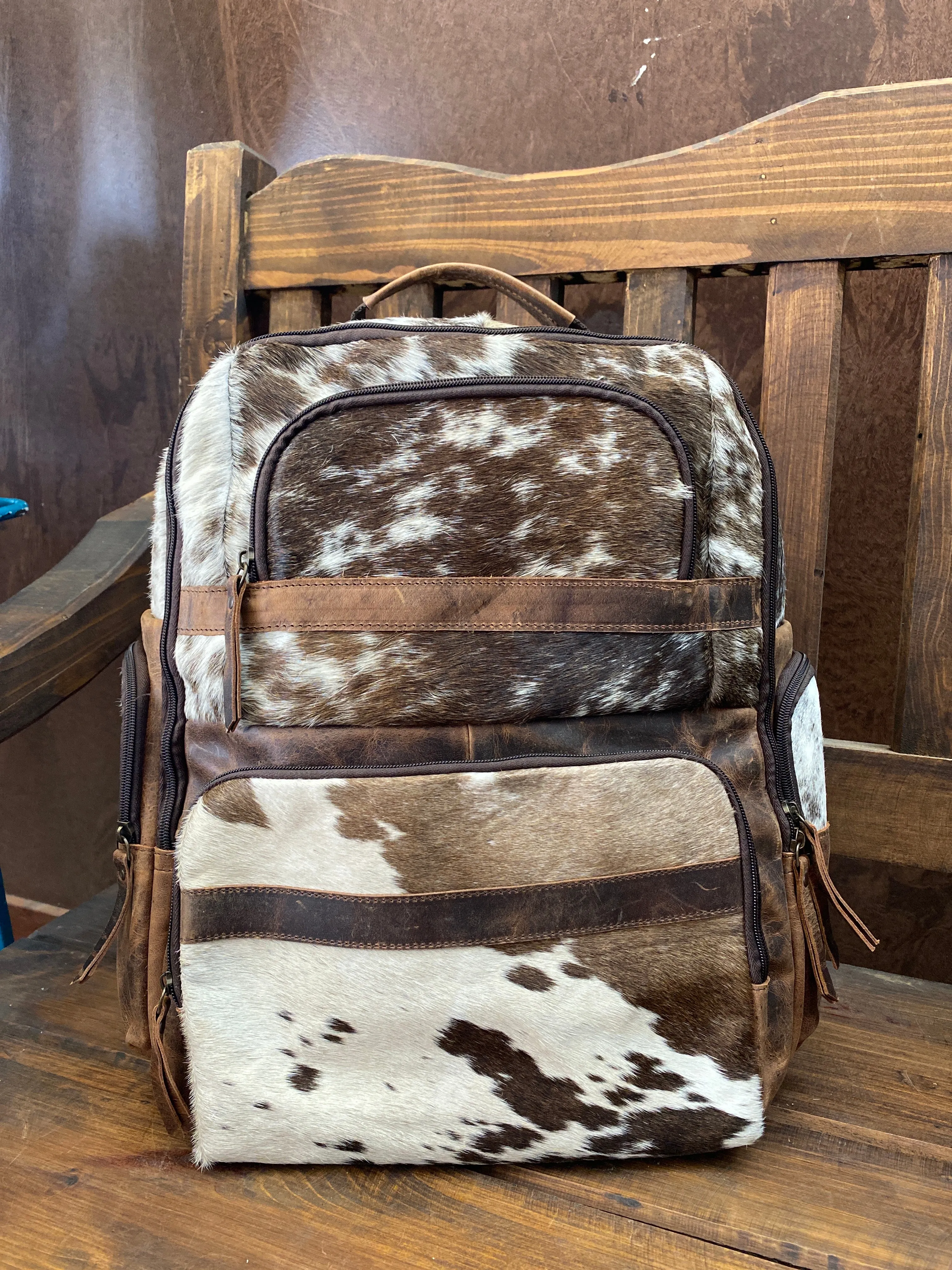 Cowhide Backpack