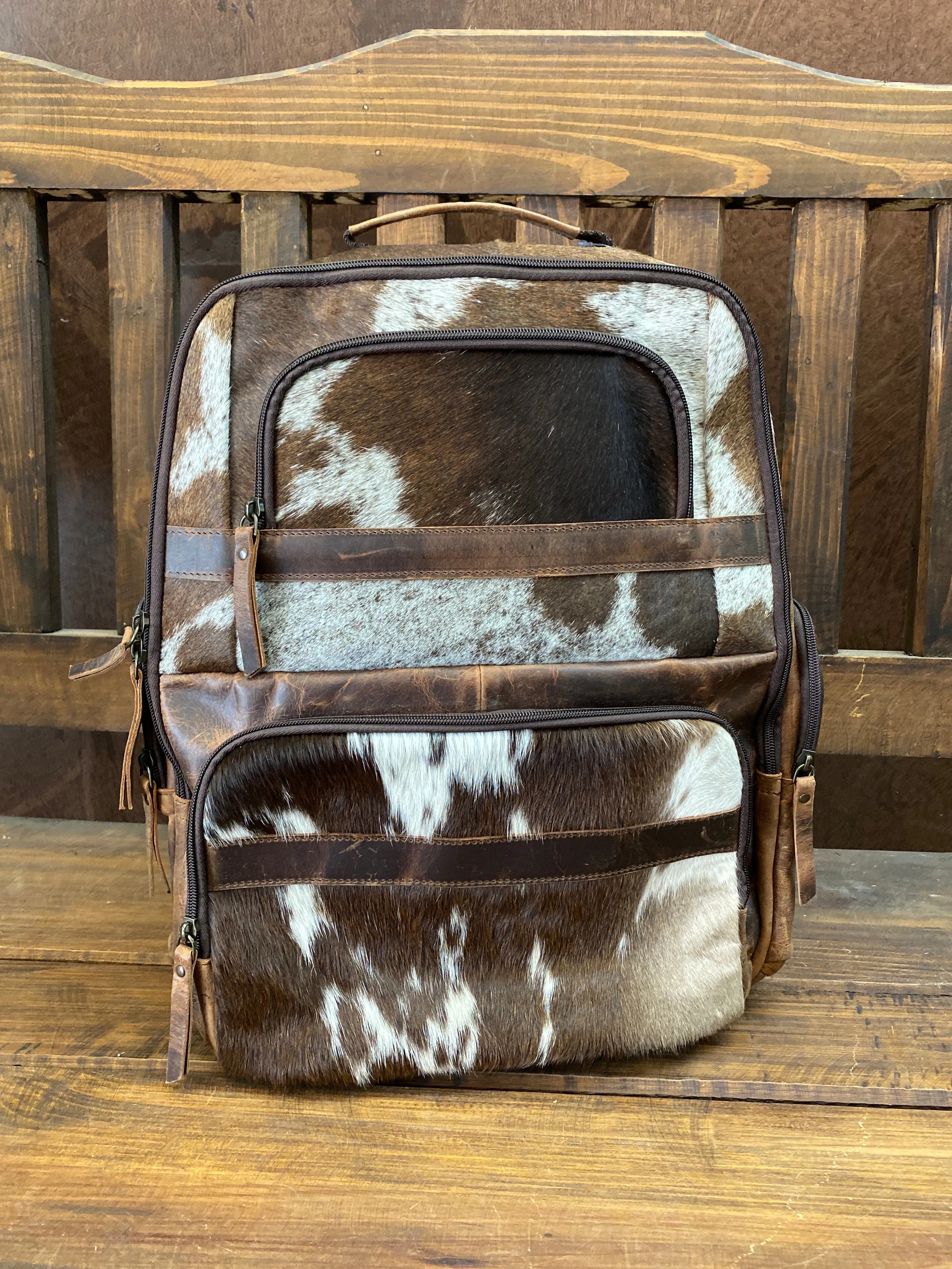 Cowhide Backpack