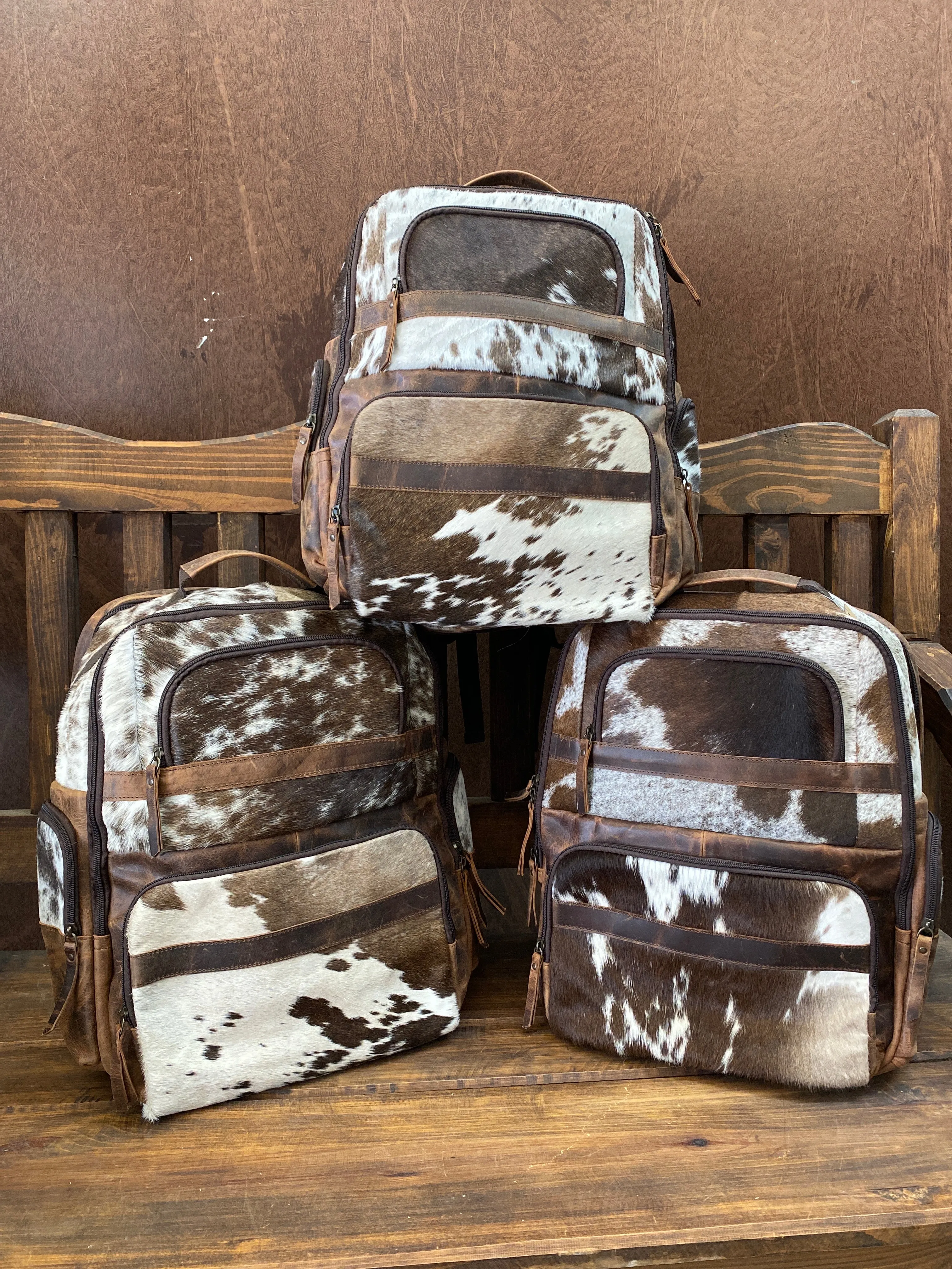 Cowhide Backpack