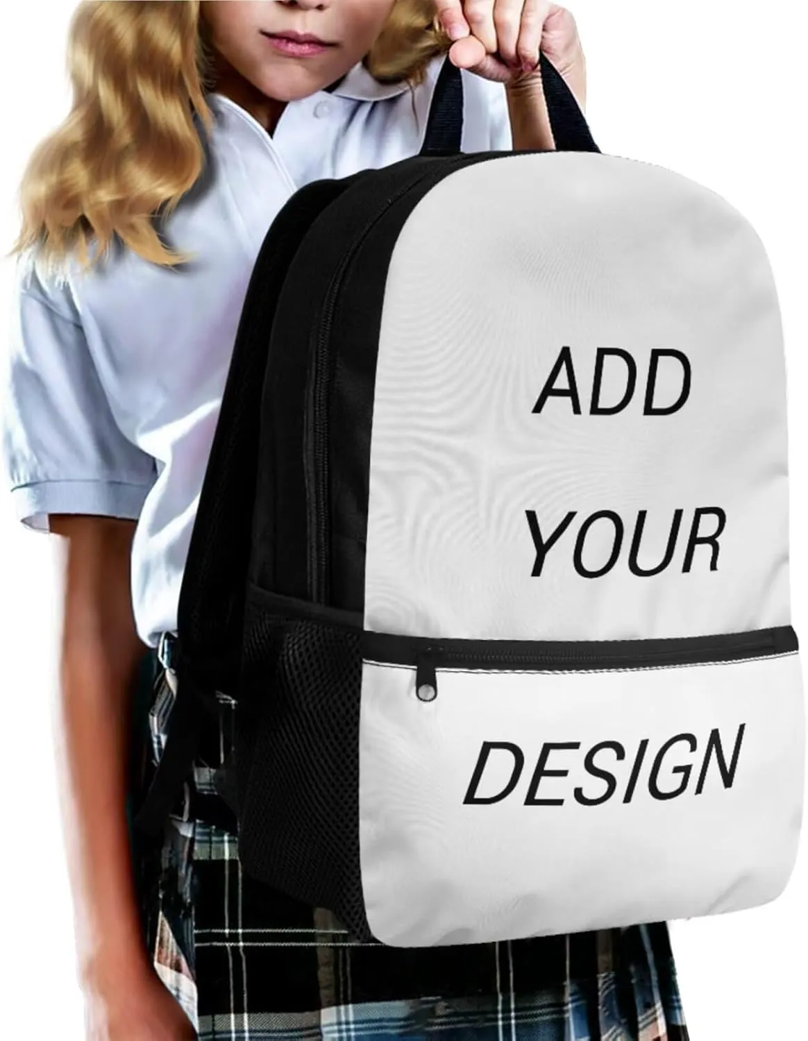 Custom Backpack for Boys 4-Piece Personalized School Bag with Lunch Bag 5-6 Spacious Cute 1st Grade Bookbag with Water Bottle Holder Mochilas Para Niñas