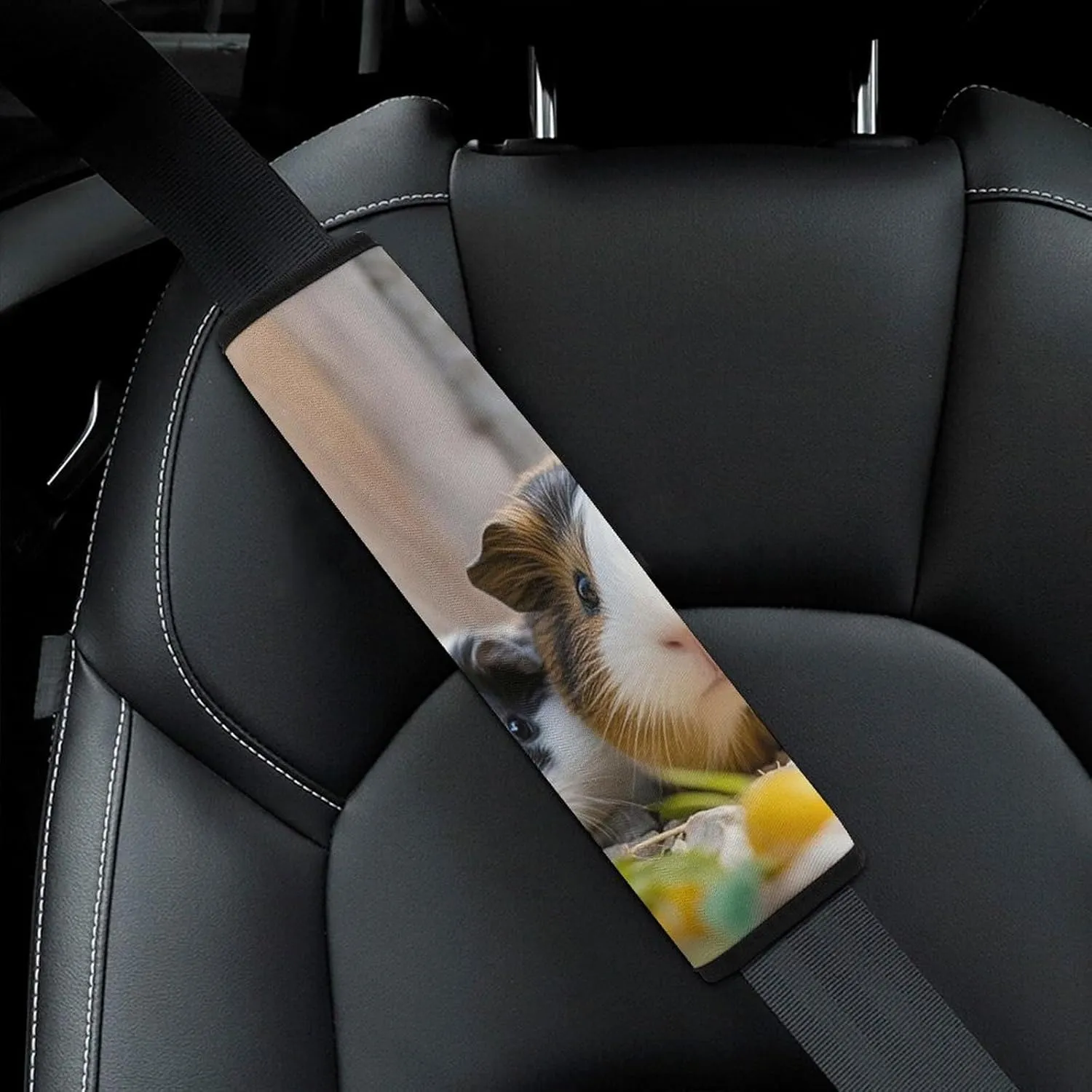 Cute GuineaPig Auto Seat Belt Cover 1PCS Universal Car Seat Belt Shoulder Protector Pad, Protect Your Shoulders and Neck for Car Seat Belt, Shoulder Bag, Backpack