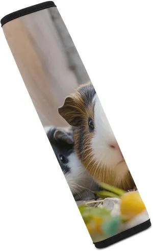 Cute GuineaPig Auto Seat Belt Cover 1PCS Universal Car Seat Belt Shoulder Protector Pad, Protect Your Shoulders and Neck for Car Seat Belt, Shoulder Bag, Backpack
