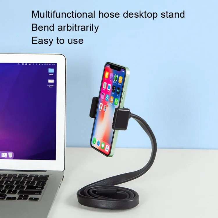 DiHao Bending Adjustment Hose Mobile Phone Live Broadcast Support, DiHao Hose Double Hole Phone Clip