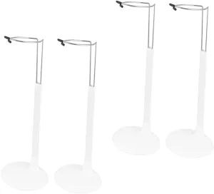 Doll Support Frame Action Figure Holder Girl Dolls Metal Brackets 4pcs Girl Doll Stand Doll Stands for 18 Inch Dolls Doll Holder Frame Doll Figure Display Holder Doll Base Child