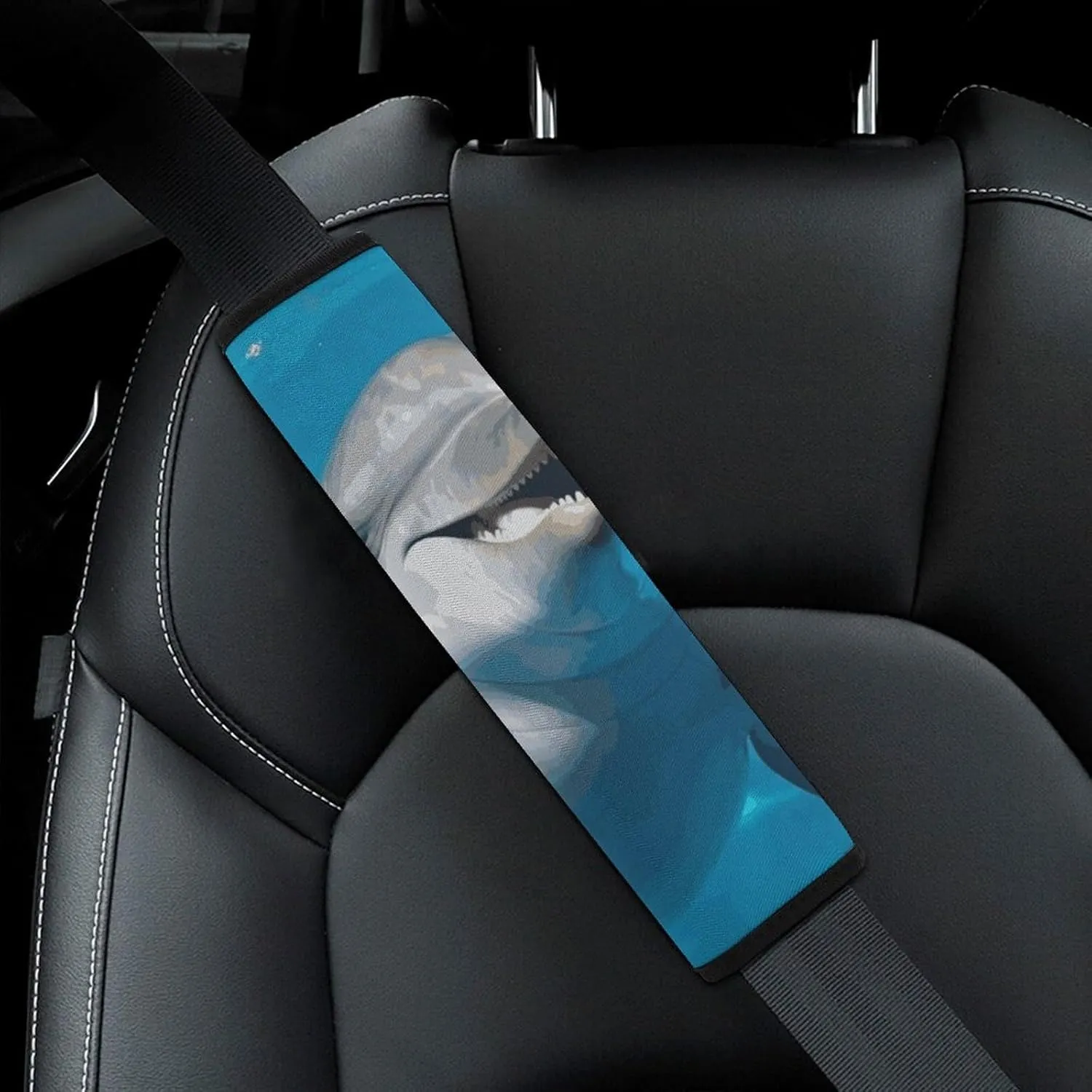 Dolphin with A Smile Auto Seat Belt Cover 2PCS Universal Car Seat Belt Shoulder Protector Pad, Protect Your Shoulders and Neck for Car Seat Belt, Shoulder Bag, Backpack