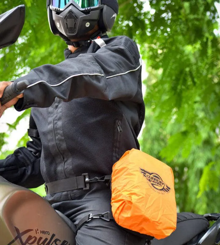 Dragon Sling Bag, Waist Bag, Thigh Bag for Motorbiking, Trekking, Hiking, Camping and Travel with Waterproof Rain Cover