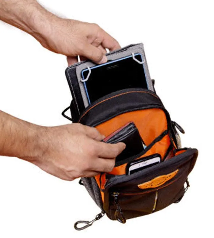 Dragon Sling Bag, Waist Bag, Thigh Bag for Motorbiking, Trekking, Hiking, Camping and Travel with Waterproof Rain Cover