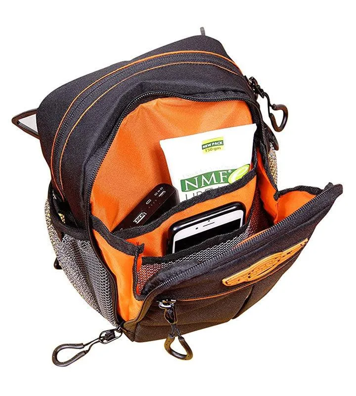 Dragon Sling Bag, Waist Bag, Thigh Bag for Motorbiking, Trekking, Hiking, Camping and Travel with Waterproof Rain Cover