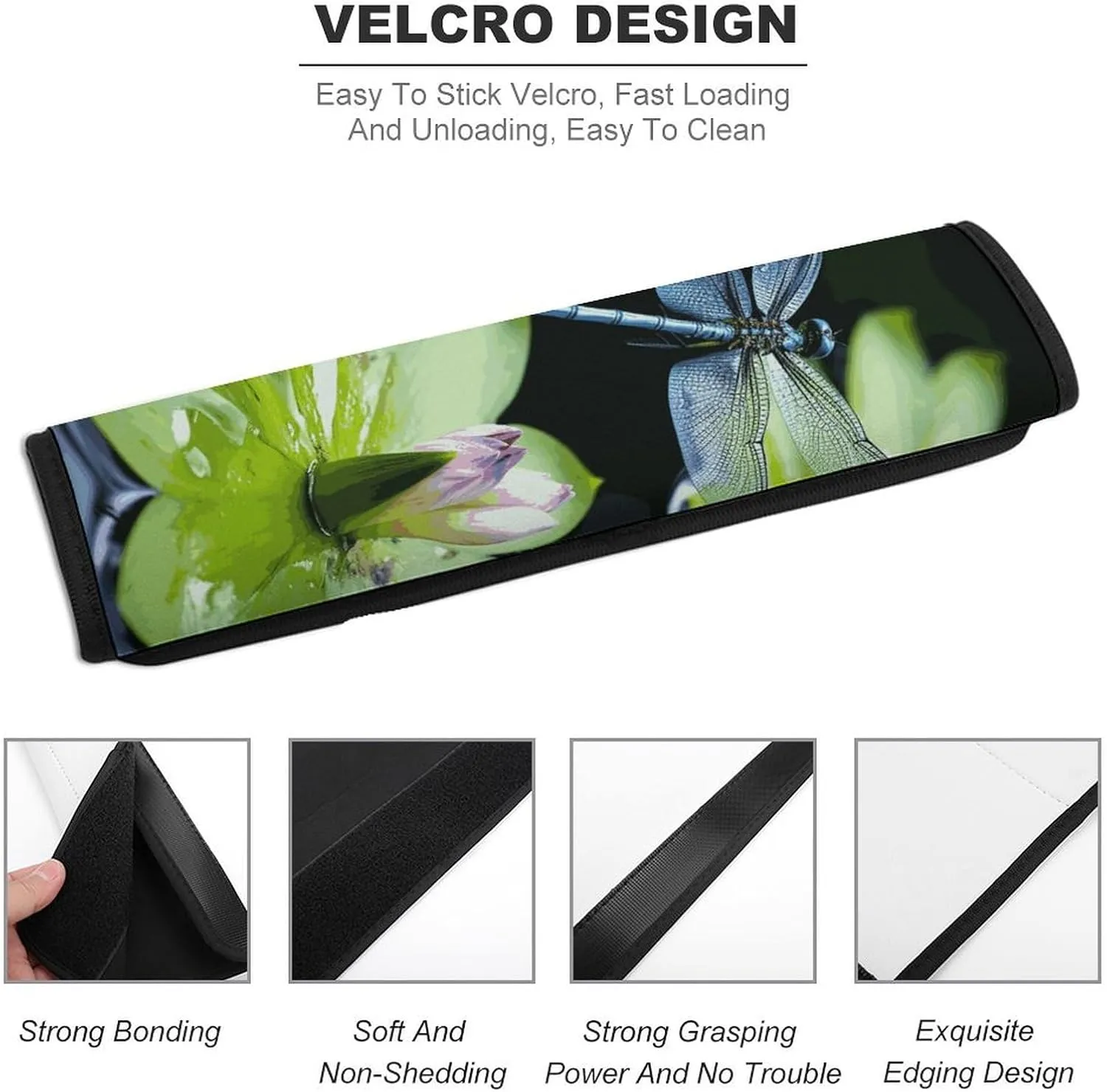 Dragonfly Flies Over Auto Seat Belt Cover 1PCS Universal Car Seat Belt Shoulder Protector Pad, Protect Your Shoulders and Neck for Car Seat Belt, Shoulder Bag, Backpack