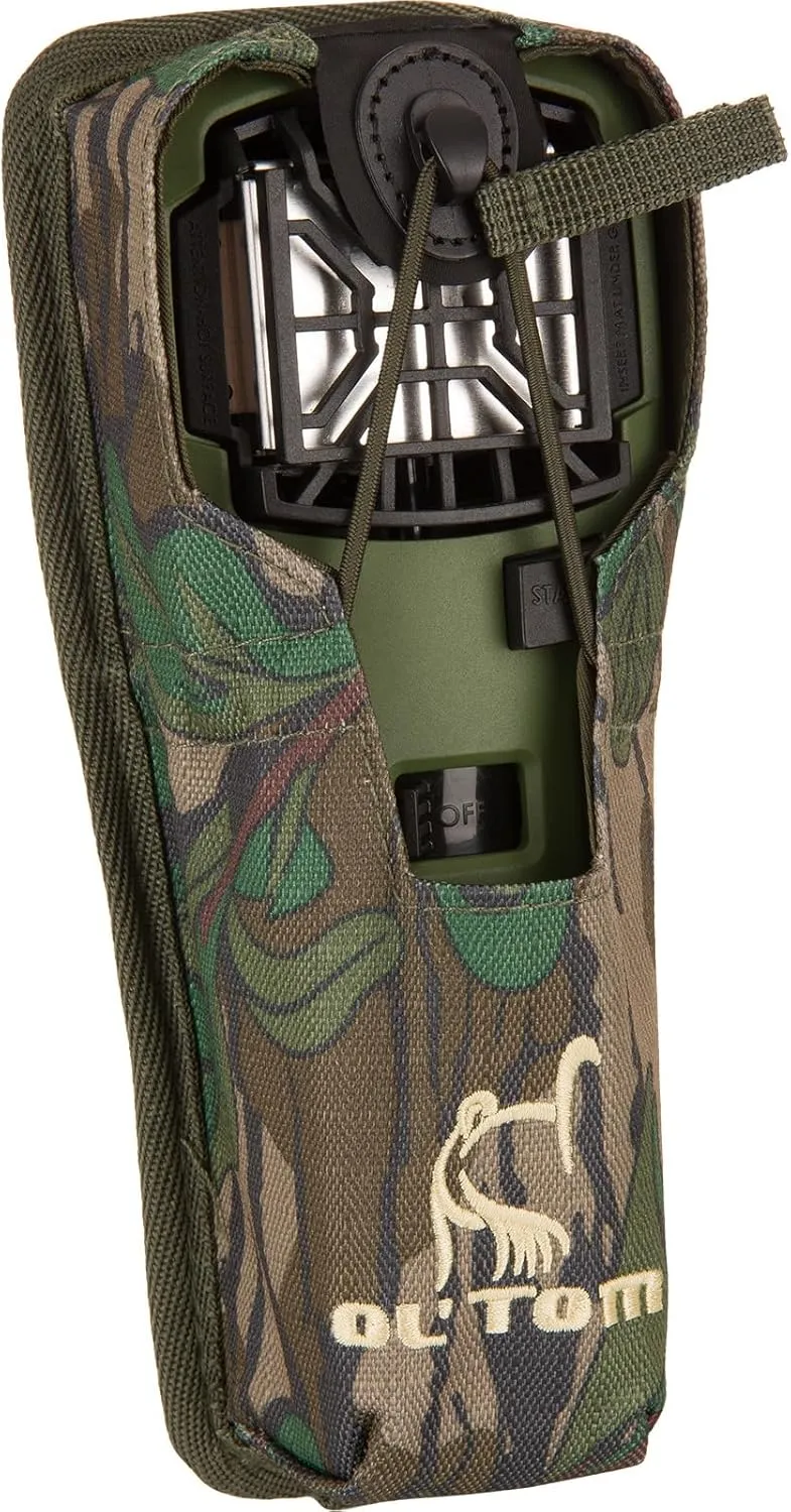 Drake Easy Rider Thermacell Pouch with Molle Attachment for Outdoor Enthusiasts | Durable Ripstop Material with TPU Coating | Elastic Secure Loop | Hypalon Pull Tab, Mossy Oak Greenleaf