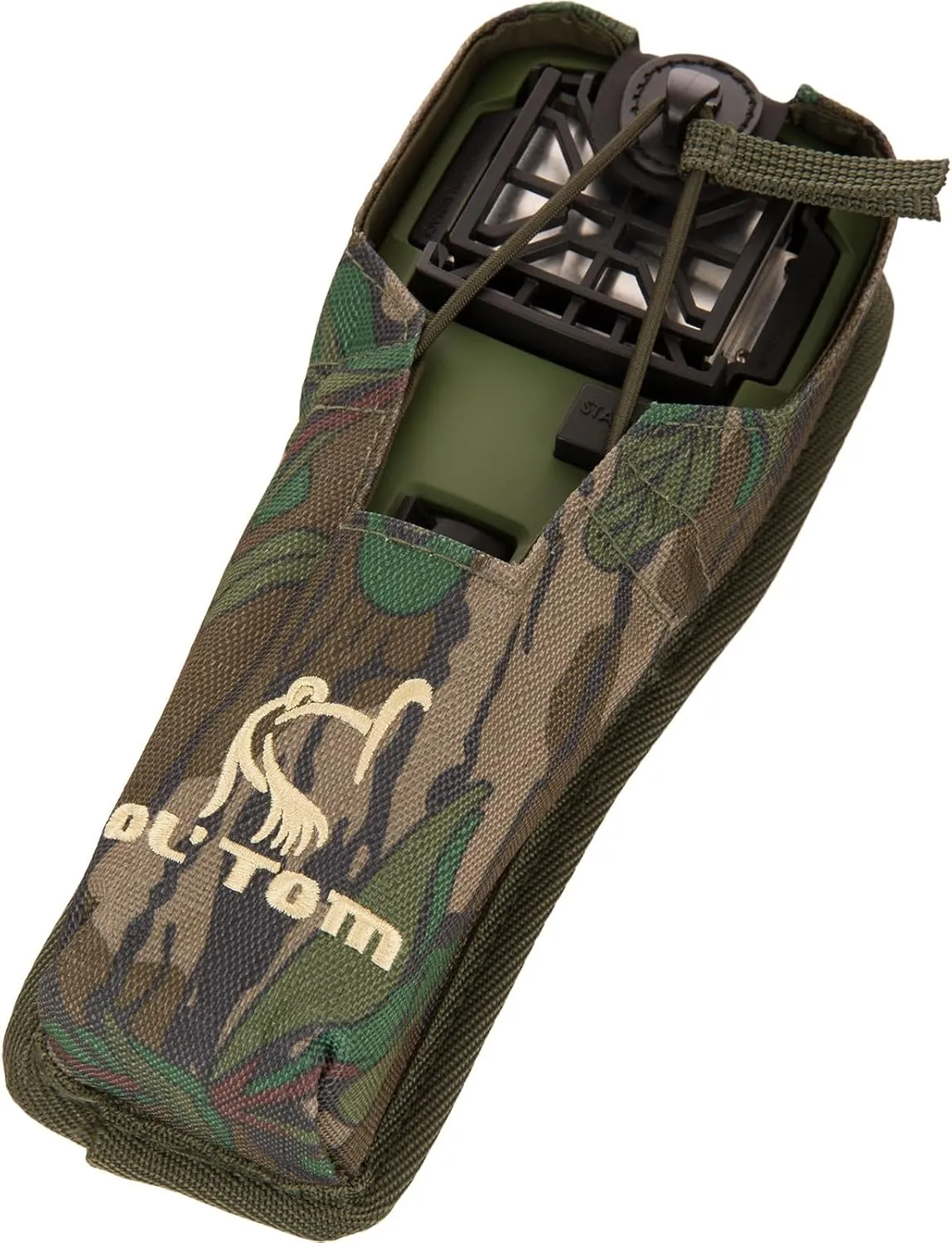 Drake Easy Rider Thermacell Pouch with Molle Attachment for Outdoor Enthusiasts | Durable Ripstop Material with TPU Coating | Elastic Secure Loop | Hypalon Pull Tab, Mossy Oak Greenleaf
