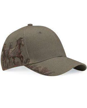 Dri Duck Running Mustangs Twill Cap - 3264