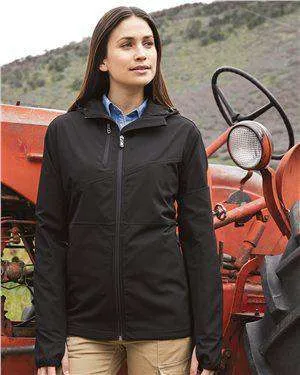 Dri Duck Women's Ascent Hoodie Soft Shell Jacket - 9411