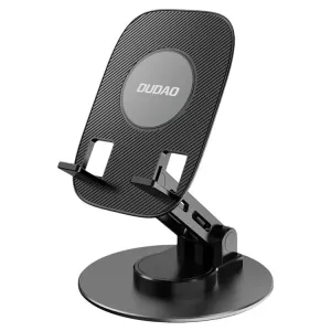 DUDAO F17s Foldable Tablet Holder ABS Aluminum Alloy 360 Degree Rotatable Desktop Phone Stand