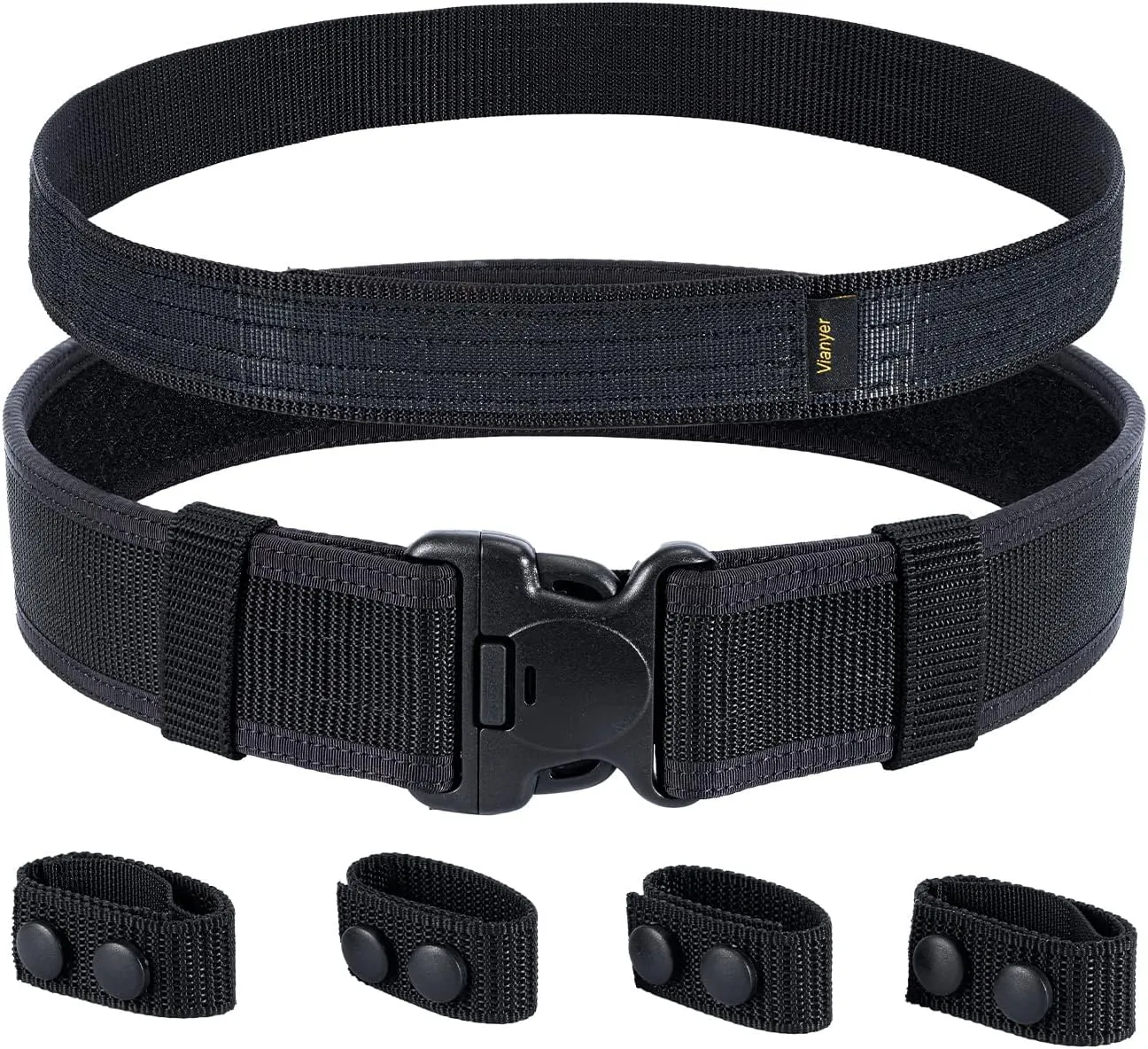 Duty Belt Law Enforcement Police Security 2"/2.25" Tactical Patrol Belt