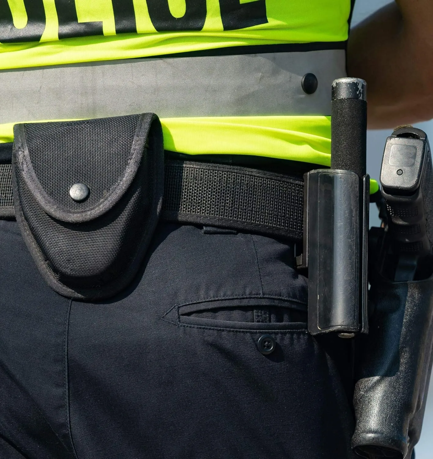 Duty Belt w/Hook Lining 4 Keepers 2" Police Law Enforcement Officer Security Nylon Outer Inner Belt