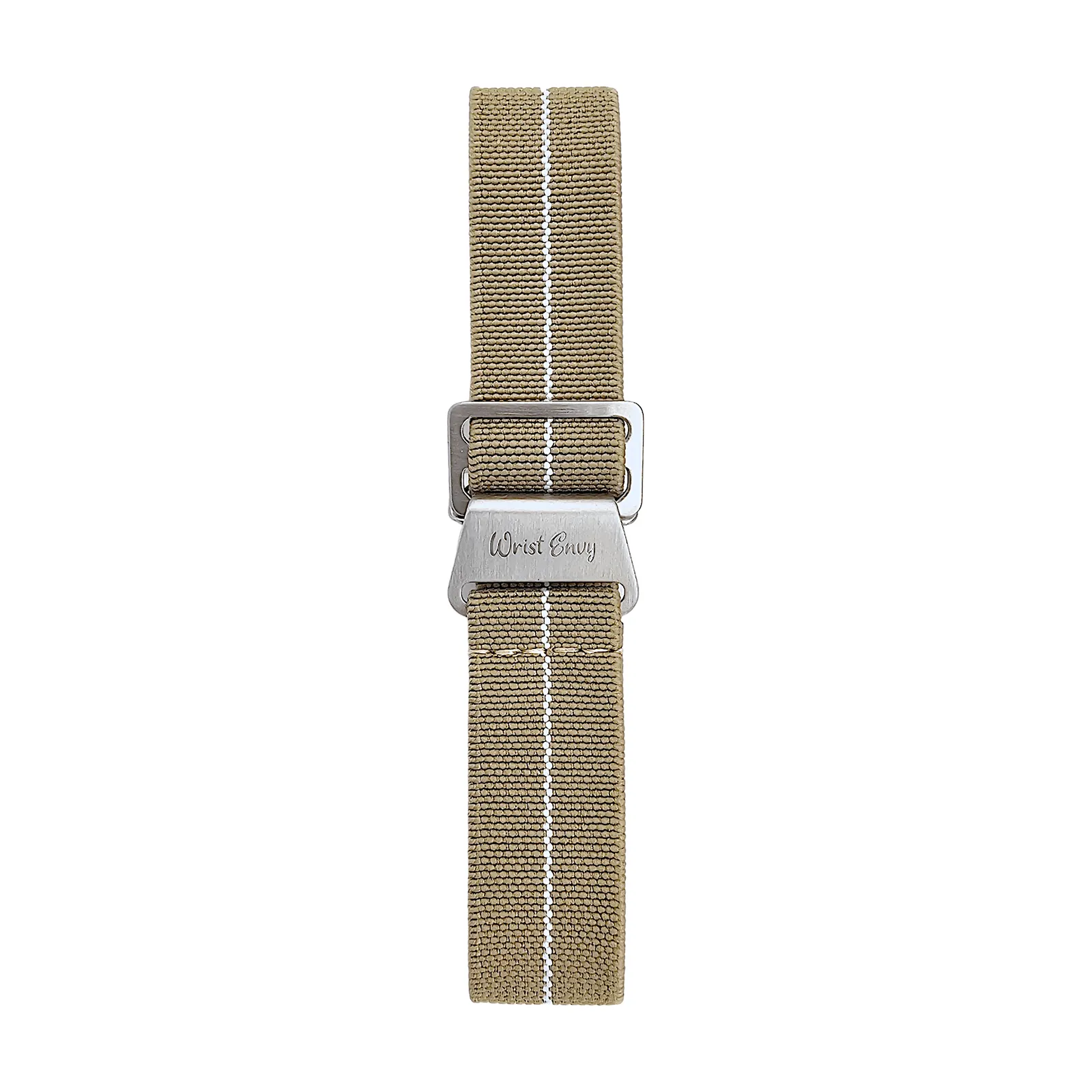 Elastic Nylon French Marine Nationale Watch Strap 20mm 22mm Khaki Beige