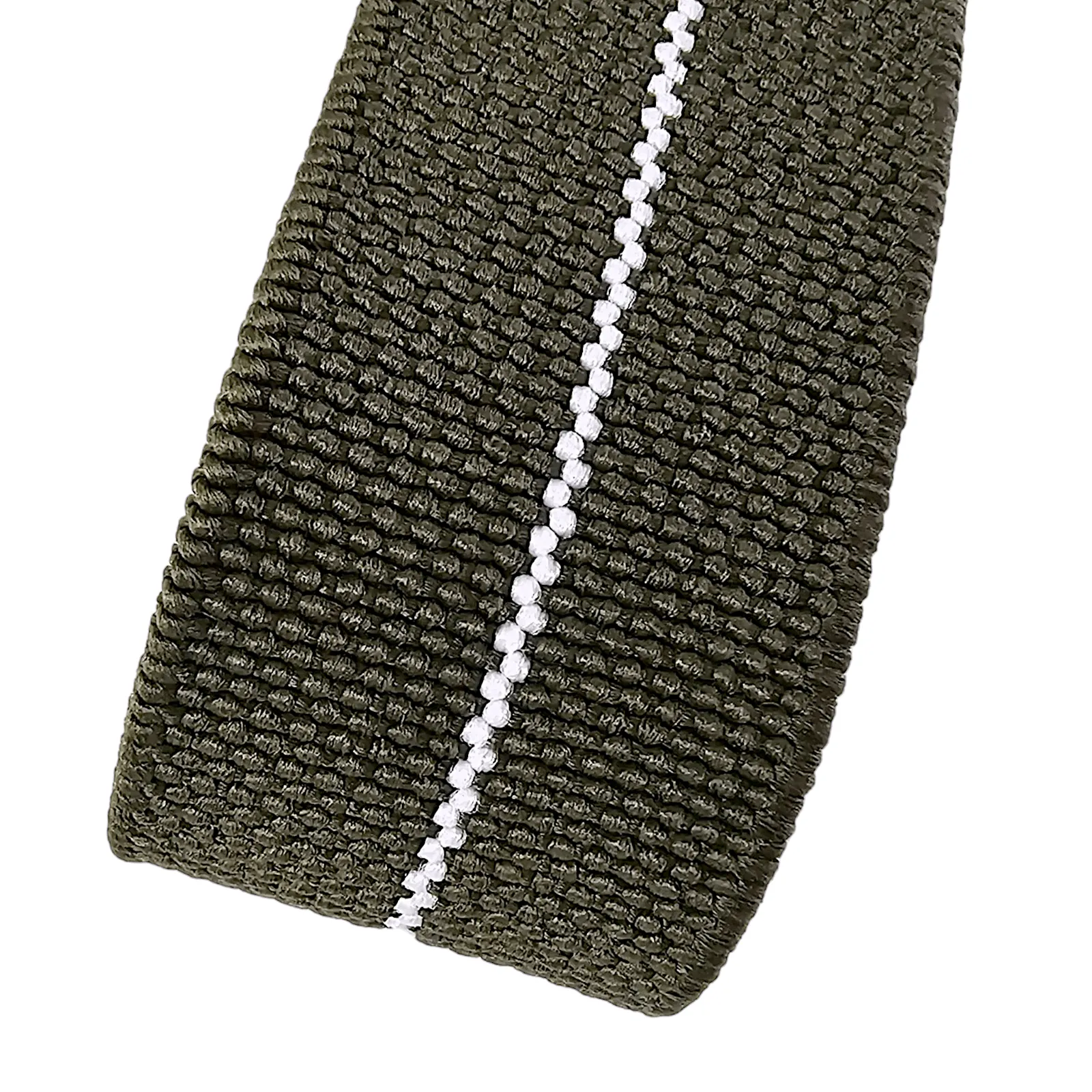 Elastic Nylon Marine Nationale Watch Strap Band 20 22 mm Green White