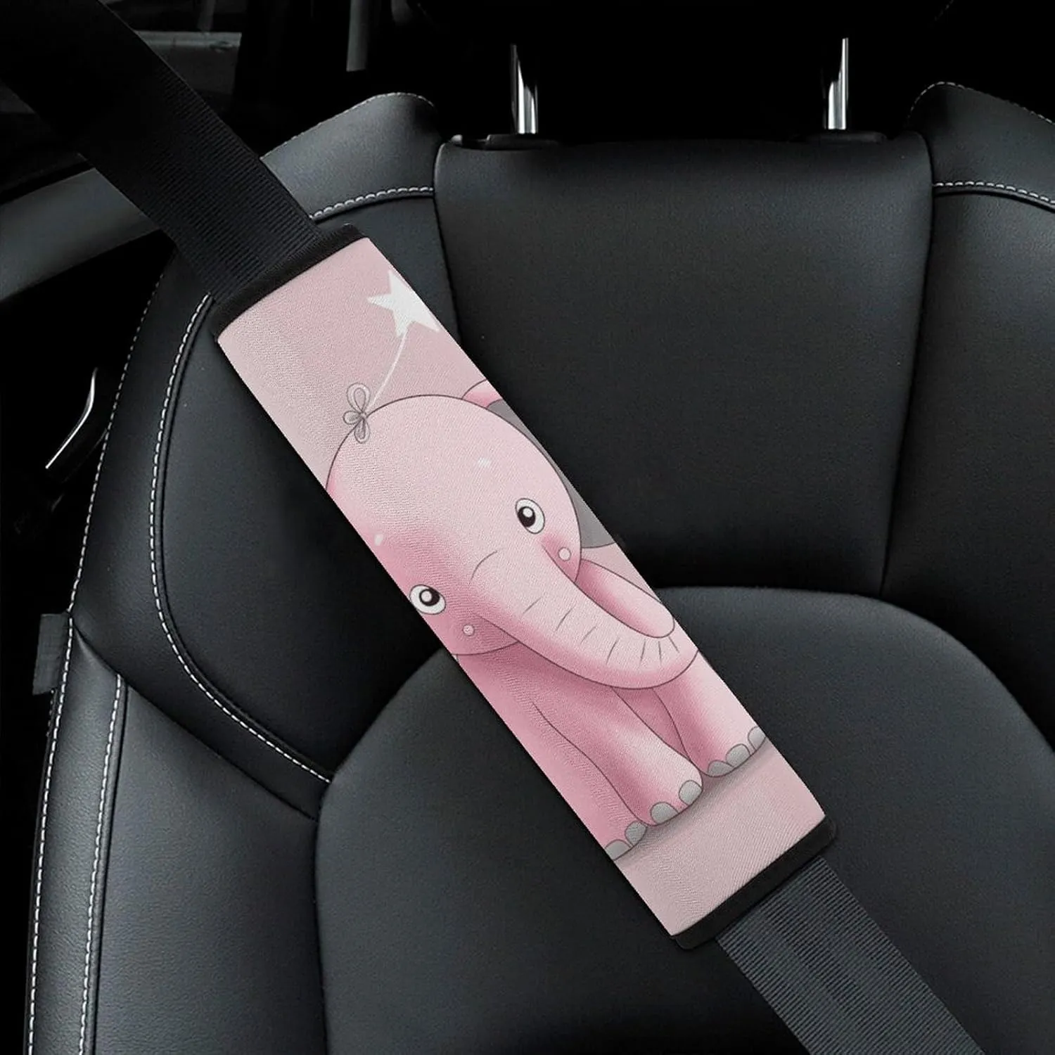 Elephant Auto Seat Belt Cover 1PCS Universal Car Seat Belt Shoulder Protector Pad, Protect Your Shoulders and Neck for Car Seat Belt, Shoulder Bag, Backpack