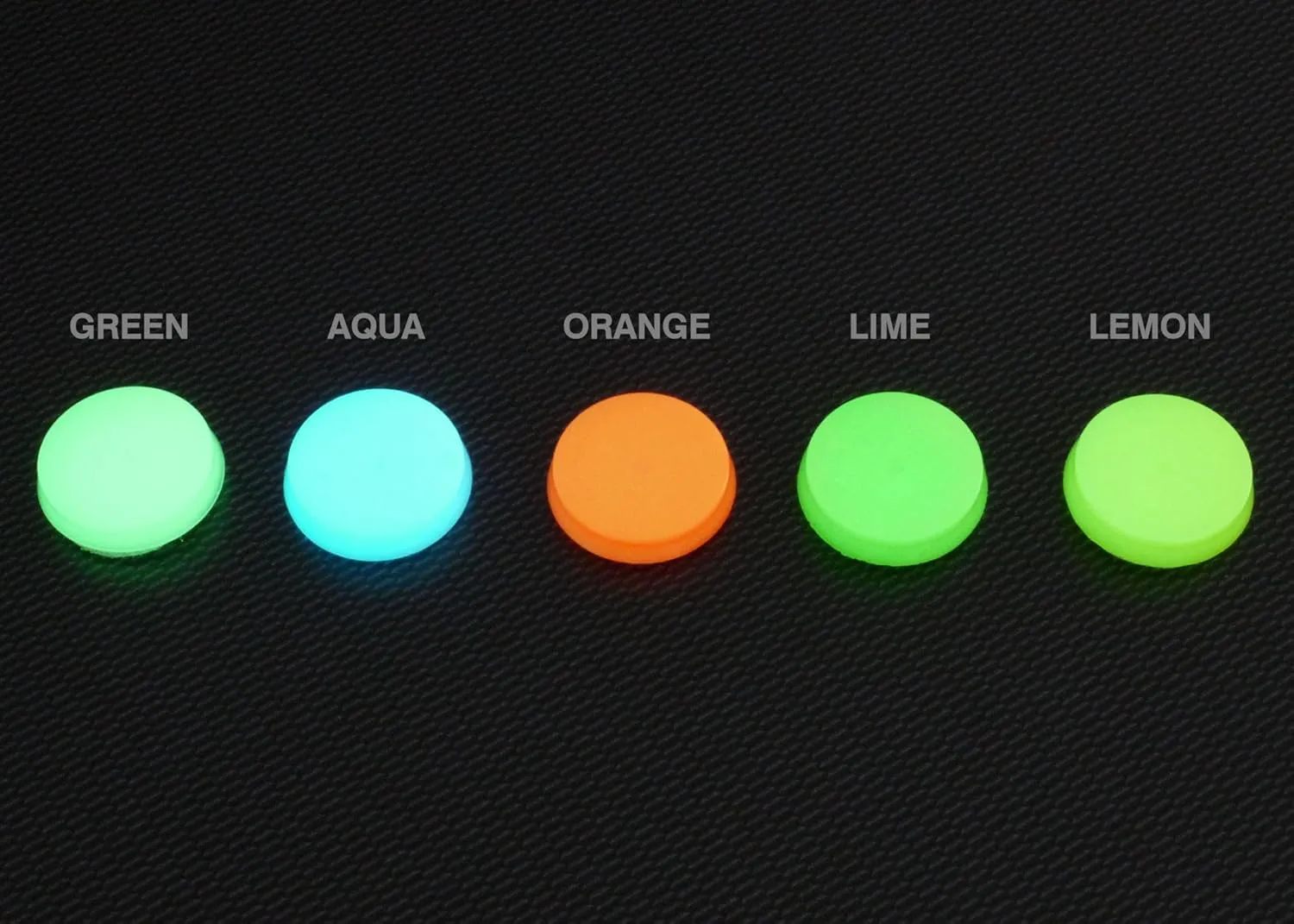 Embrite™ Glow Dots - Hook and Loop - Glow in The Dark up to 12 Hours - Phosphorescent - Night Markers - Military - Safety Dots