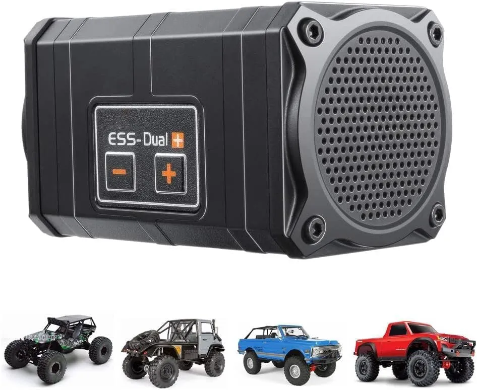 Engine Sound Simulator, Sense Innovations ESS Dual  Engine Sound Simulated Module Set for TRX4, Axial Wraith SCX10 SCX10 II Engine Sound Simulation System