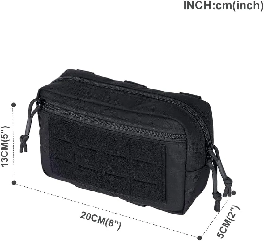 EXCELLENT ELITE SPANKER Tactical Molle Admin Pouch for Tactical Vest Chest Waist Pack Utility Tool Pouch Tactical EDC Bag