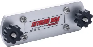 Extreme Max 3005.4287 Universal Track Bracket for Tracker Versatrack, Lund Sport Track, and Other 1/4" Track Systems