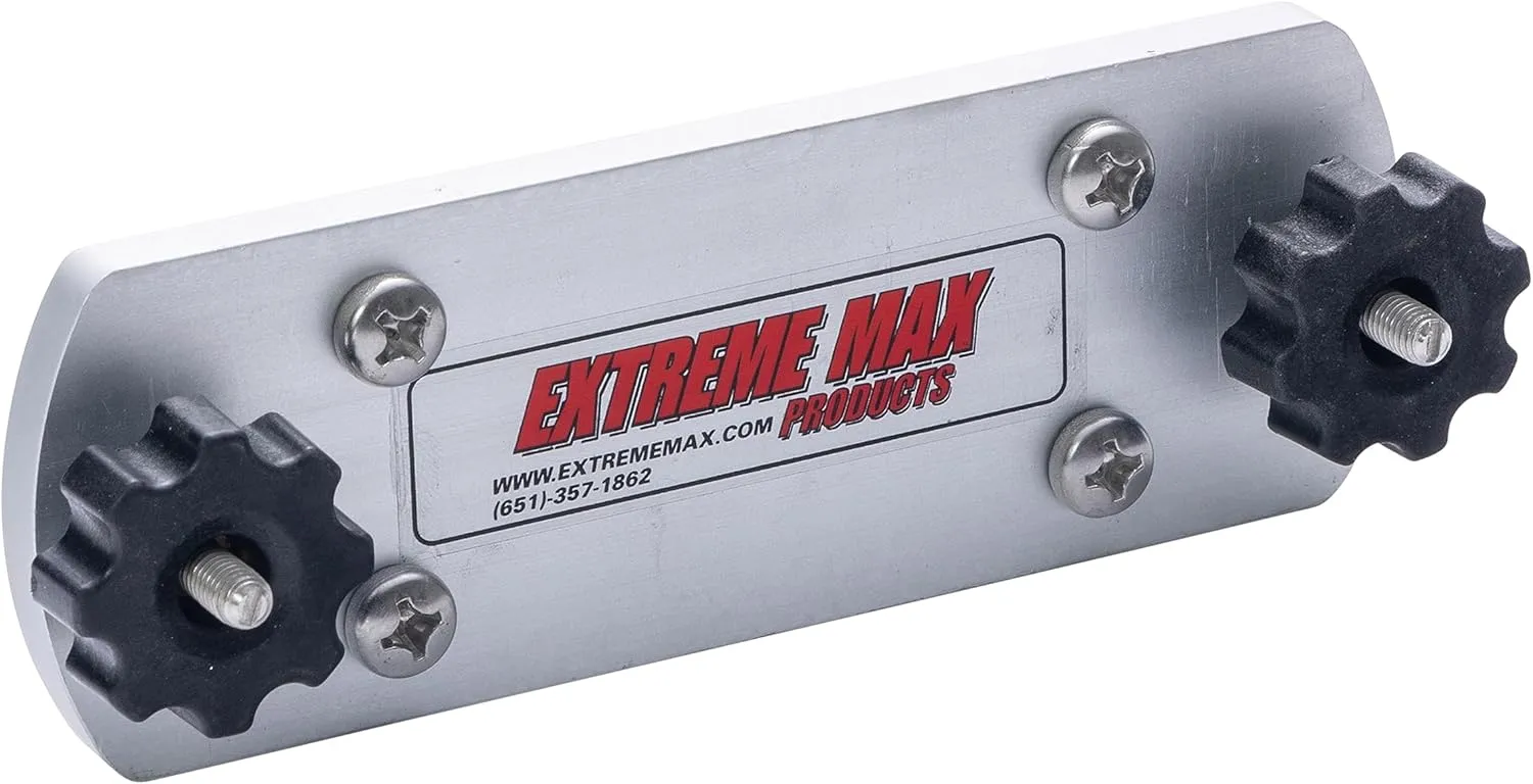 Extreme Max 3005.4287 Universal Track Bracket for Tracker Versatrack, Lund Sport Track, and Other 1/4" Track Systems