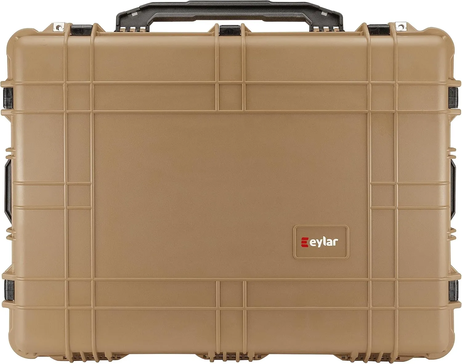 Eylar 31.5" X-Large Protective Roller Hard Case for Cameras, Drones, Tools, and AV Equipment with IP67 Waterproof, Shock Resistant, and Customizable Foam Inserts (Tan FDE)