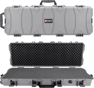 Eylar 39 Inch Intact Series Rolling Hard Rifle Case, Lightweight and Durable Stacker Design with Foam