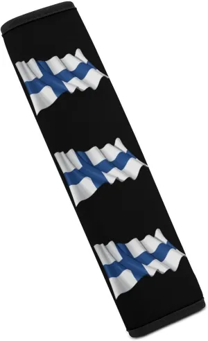 Finland Flag Fashion Car Seat Belt Cover Pad for Shoulder Bag Camera Soft Comfort Accessories 1PCS