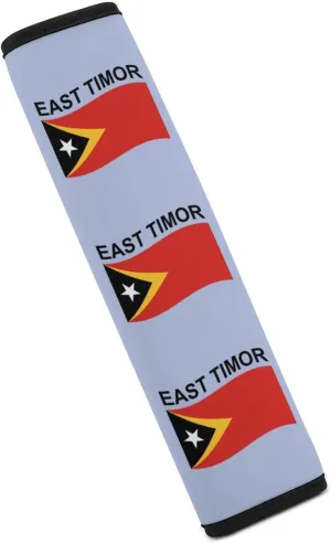 Flag of East Timor Fashion Car Seat Belt Cover Pad for Shoulder Bag Camera Soft Comfort Accessories 1PCS