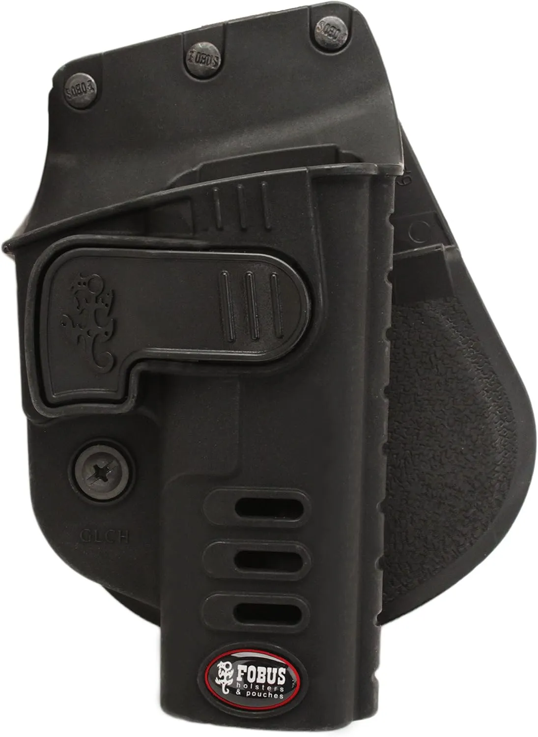 Fobus Tactical GLCH Standard Right Hand Conceal Carry Polymer Paddle Holster For Glock 17, 19 - Black