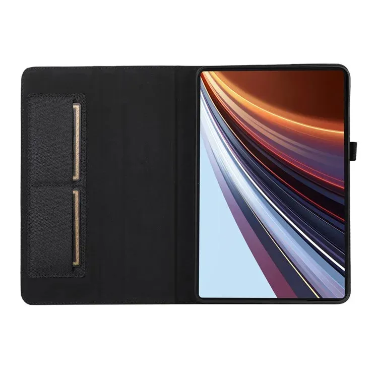 For Honor Pad GT Pro Leather Case Card Holder Cloth Texture Tablet Stand Cover