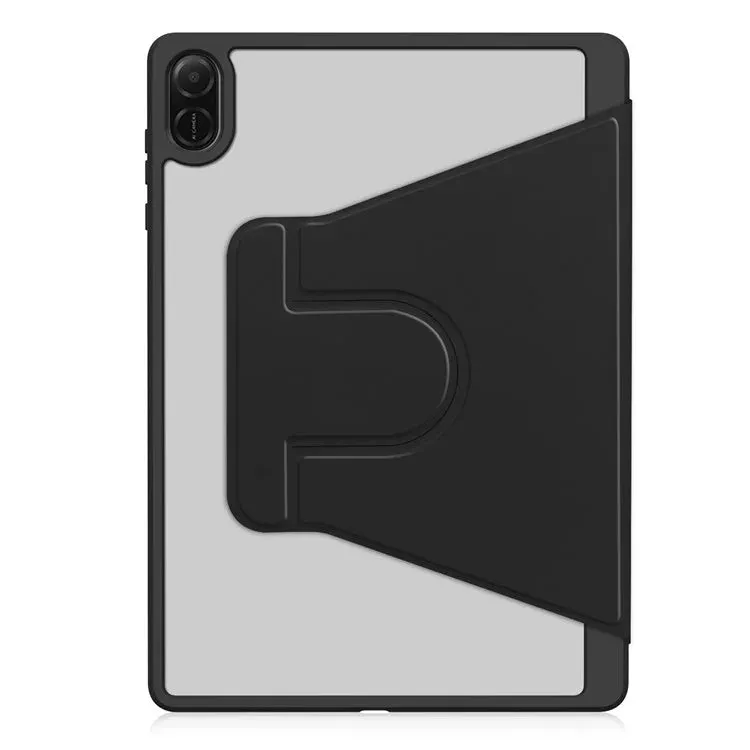 For Honor Pad X8a Case 360° Rotary Stand PU Leather Acrylic Tablet Cover (Without Keyboard)