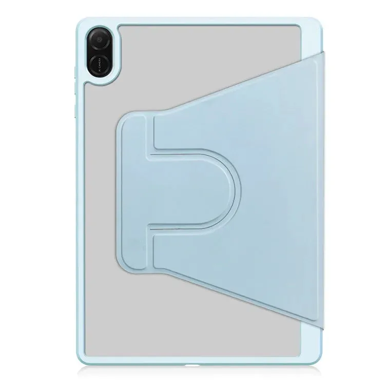 For Honor Pad X8a Case 360° Rotary Stand PU Leather Acrylic Tablet Cover (Without Keyboard)