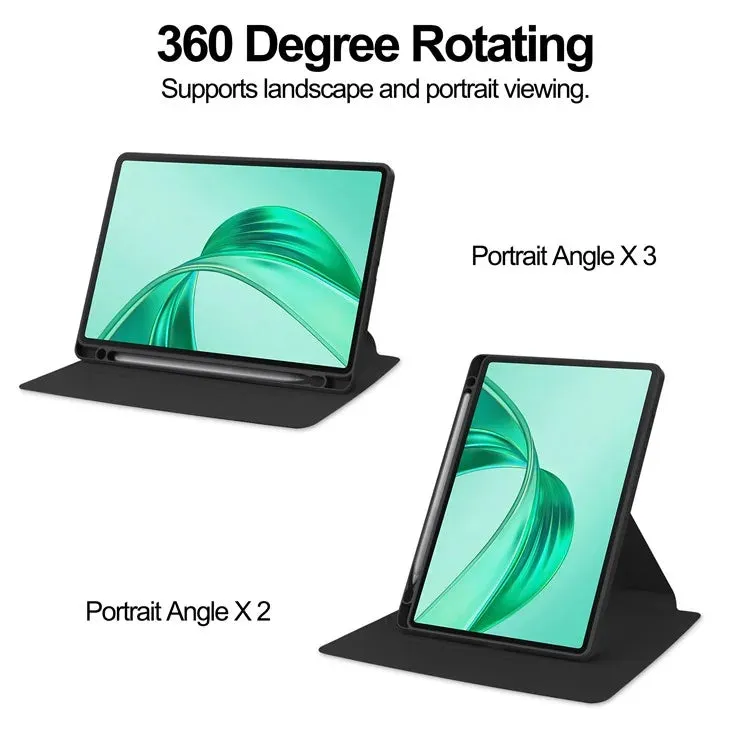 For Honor Pad X8a Case 360° Rotary Stand PU Leather Acrylic Tablet Cover (Without Keyboard)