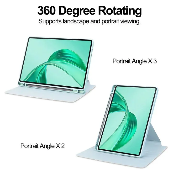 For Honor Pad X8a Case 360° Rotary Stand PU Leather Acrylic Tablet Cover (Without Keyboard)