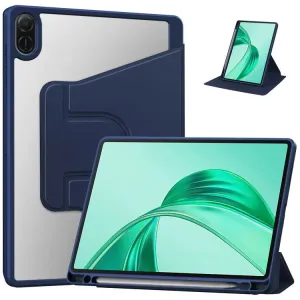 For Honor Pad X8a Case 360° Rotary Stand PU Leather Acrylic Tablet Cover (Without Keyboard)