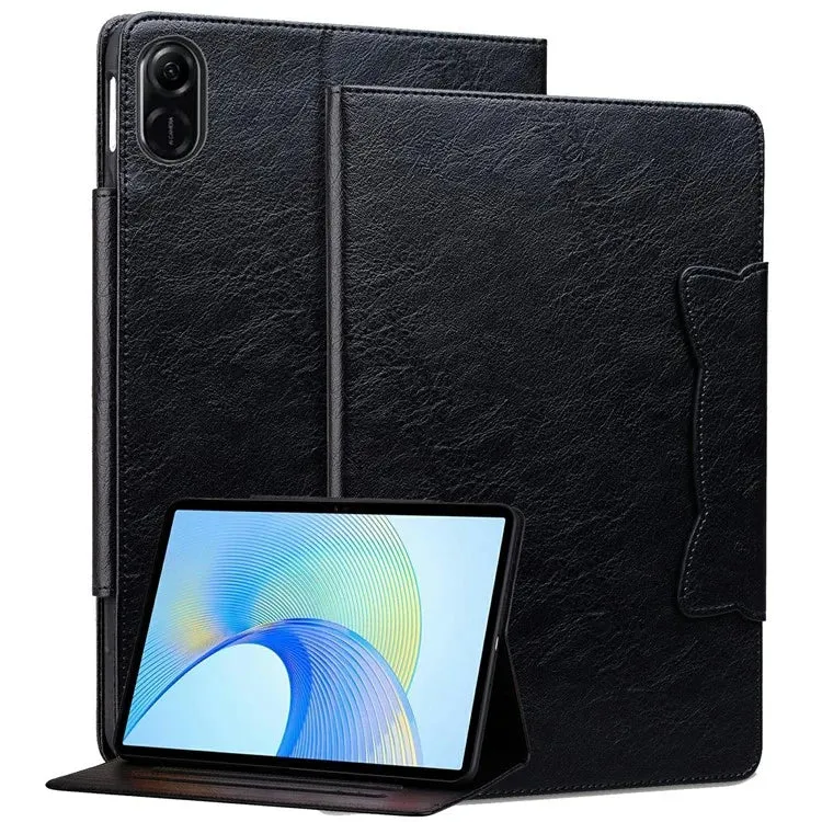 For Honor Pad X8a Case Cat Buckle Closure Leather Protective Stand Cover