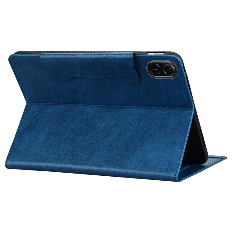 For Honor Pad X8a Case Cat Buckle Closure Leather Protective Stand Cover