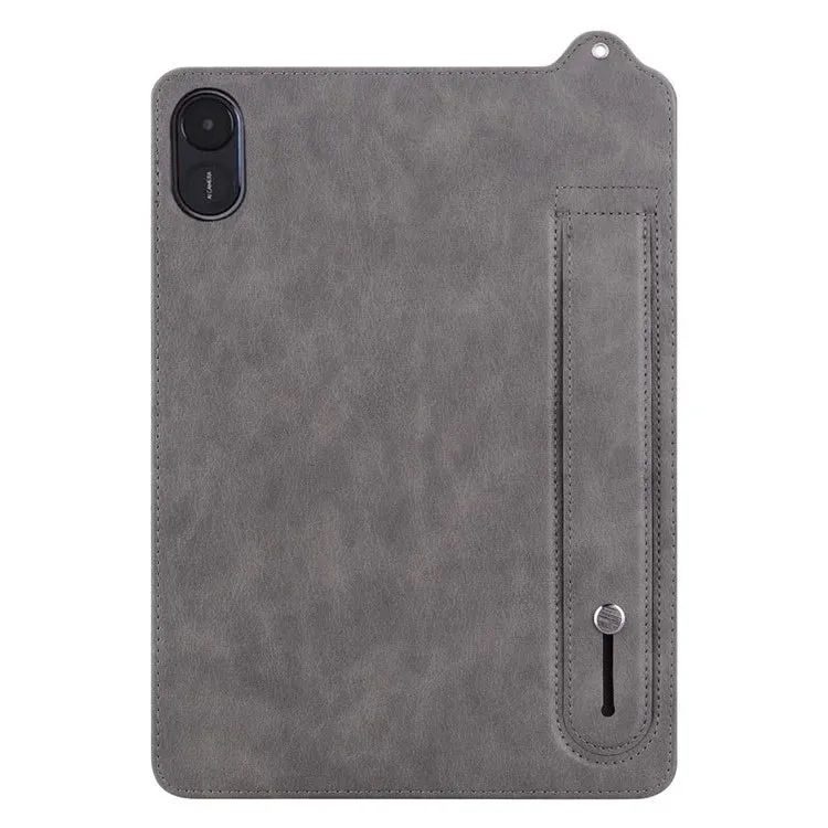 For Honor Pad X8a Case Hand Strap Kickstand Leather Tablet Cover