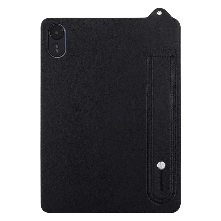 For Honor Pad X8a Case Hand Strap Kickstand Leather Tablet Cover