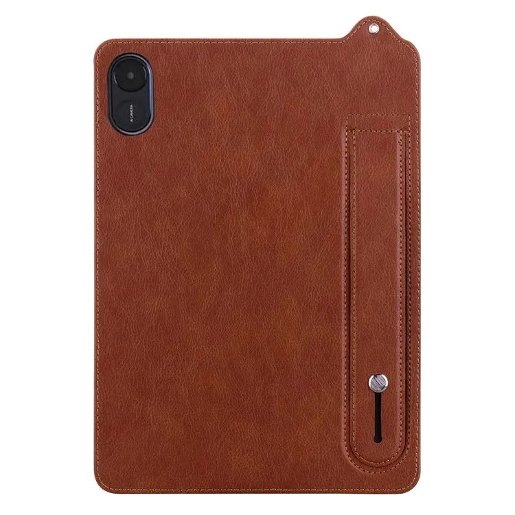 For Honor Pad X8a Case Hand Strap Kickstand Leather Tablet Cover