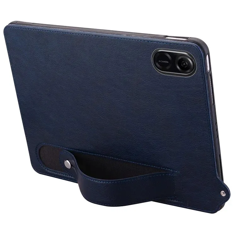 For Honor Pad X8a Case Hand Strap Kickstand Leather Tablet Cover