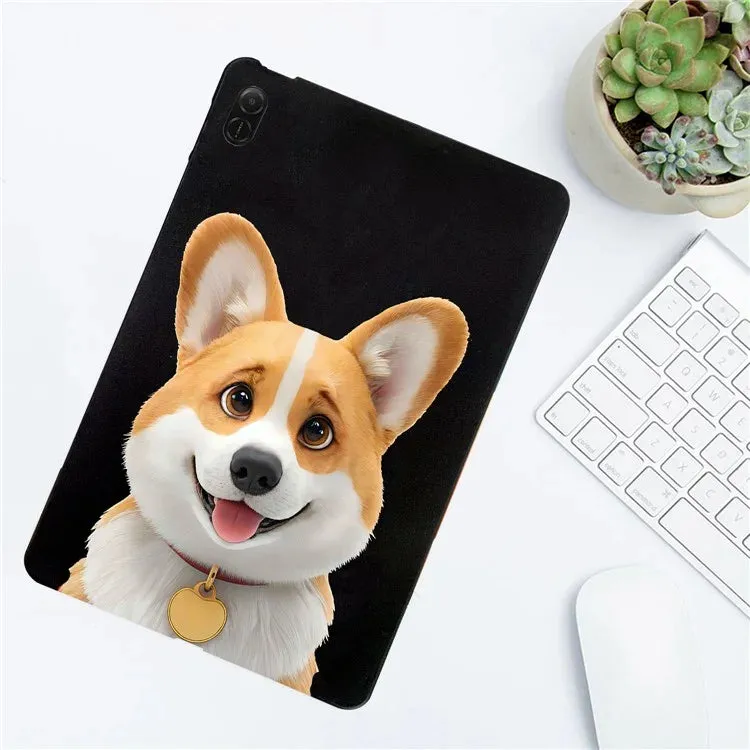 For Honor Pad X8a Case Pattern Printing Slim TPU Tablet Protective Cover